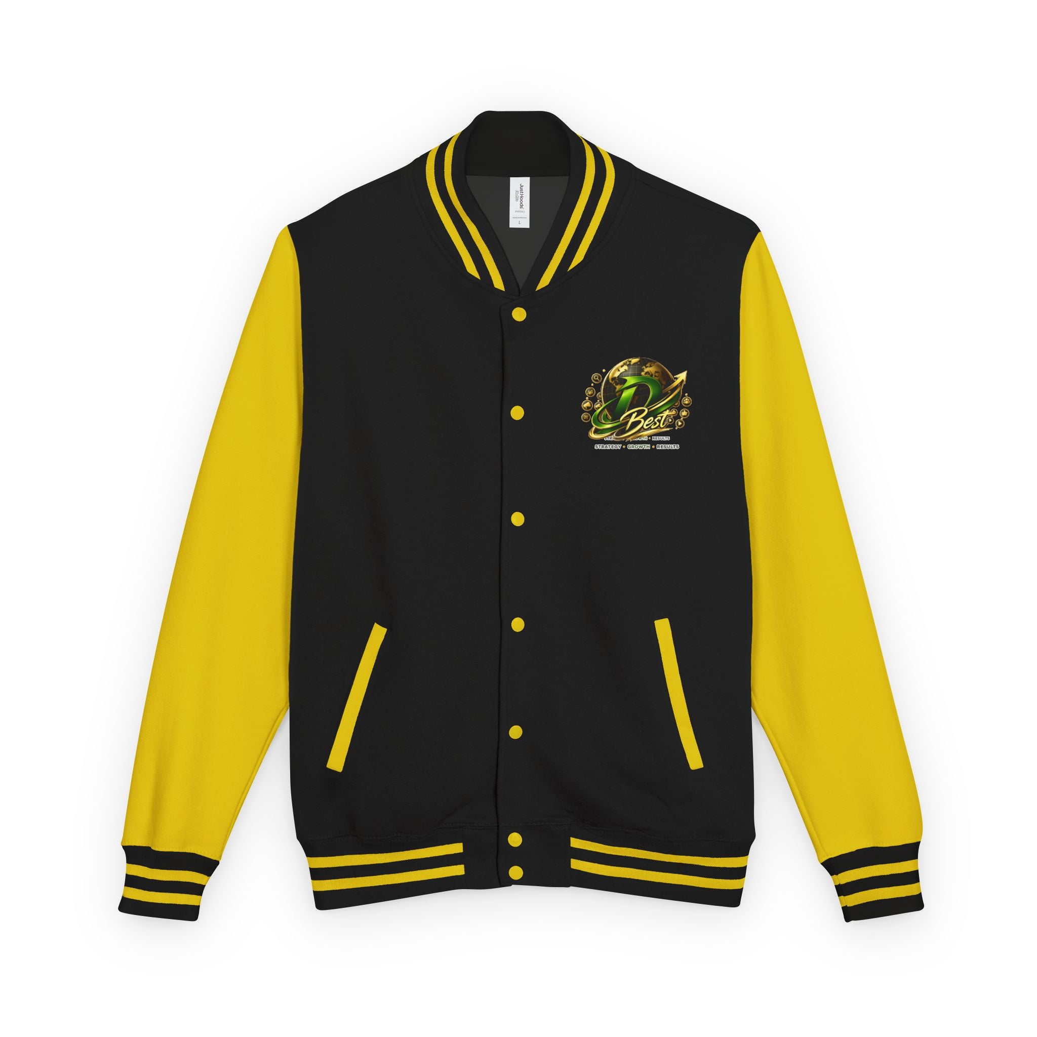Letterman Jacket — Green Dragon Crest Varsity Jacket