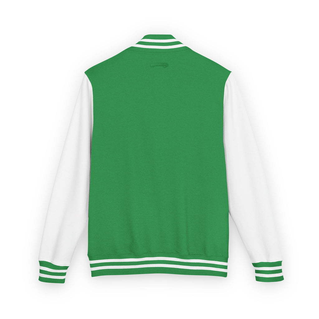 Letterman Jacket — Green Dragon Crest Varsity Jacket