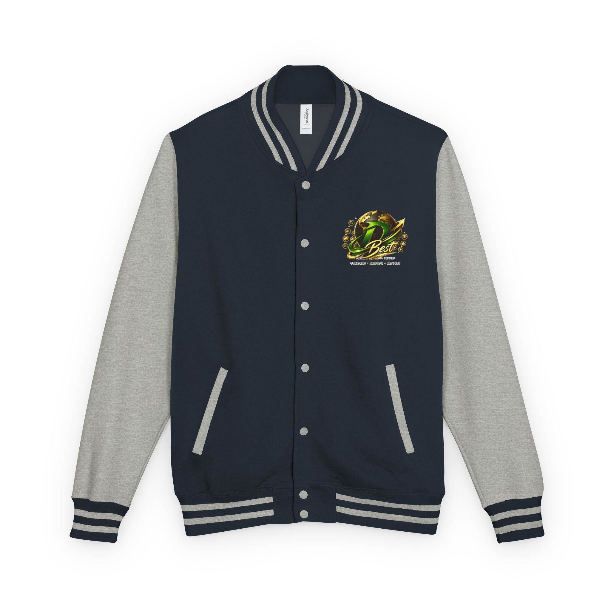 Letterman Jacket — Green Dragon Crest Varsity Jacket