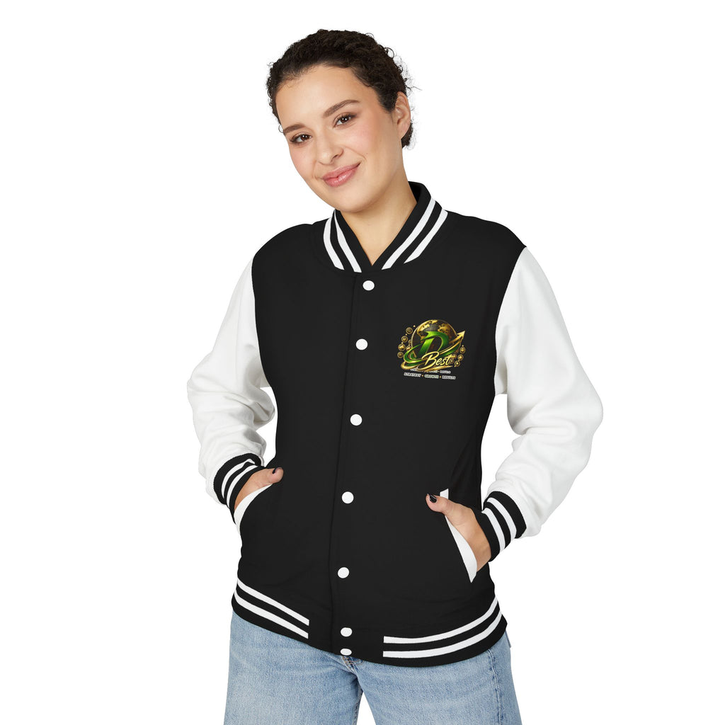 Letterman Jacket — Green Dragon Crest Varsity Jacket