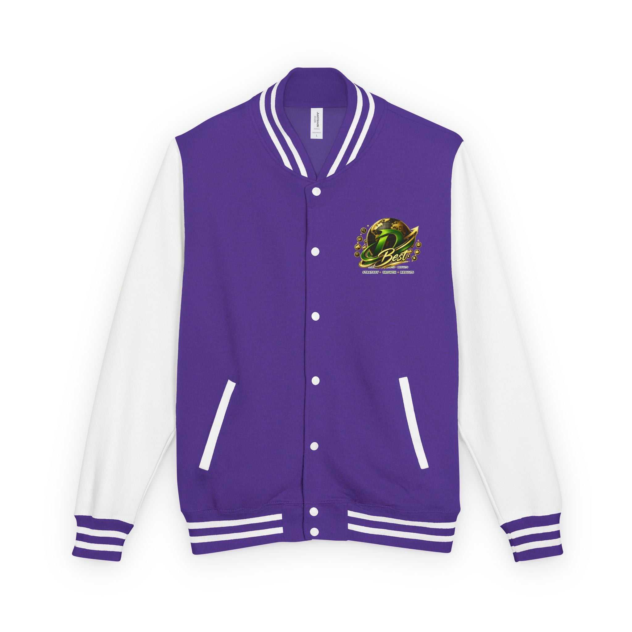 Letterman Jacket — Green Dragon Crest Varsity Jacket