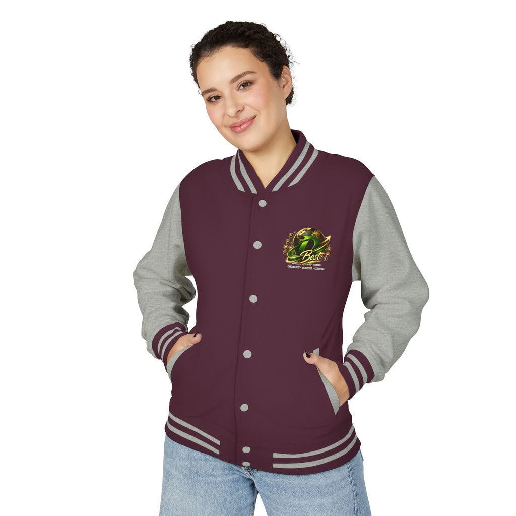 Letterman Jacket — Green Dragon Crest Varsity Jacket