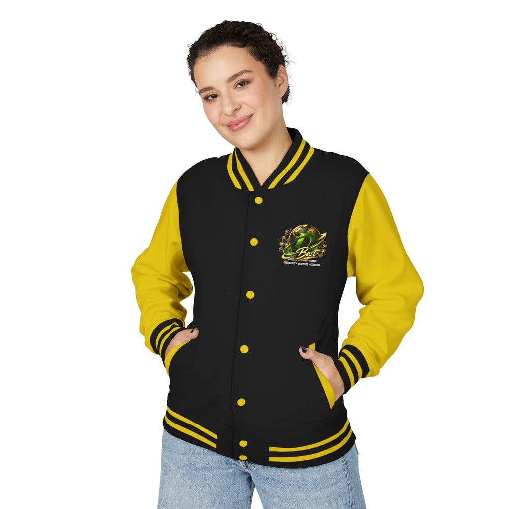 Letterman Jacket — Green Dragon Crest Varsity Jacket