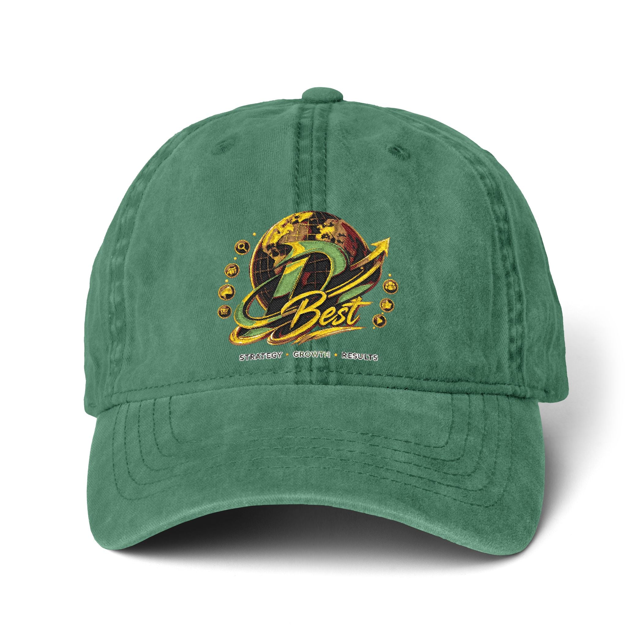 Women's Pigment-Dyed Cap with Fashion Undervisor (Embroidery)