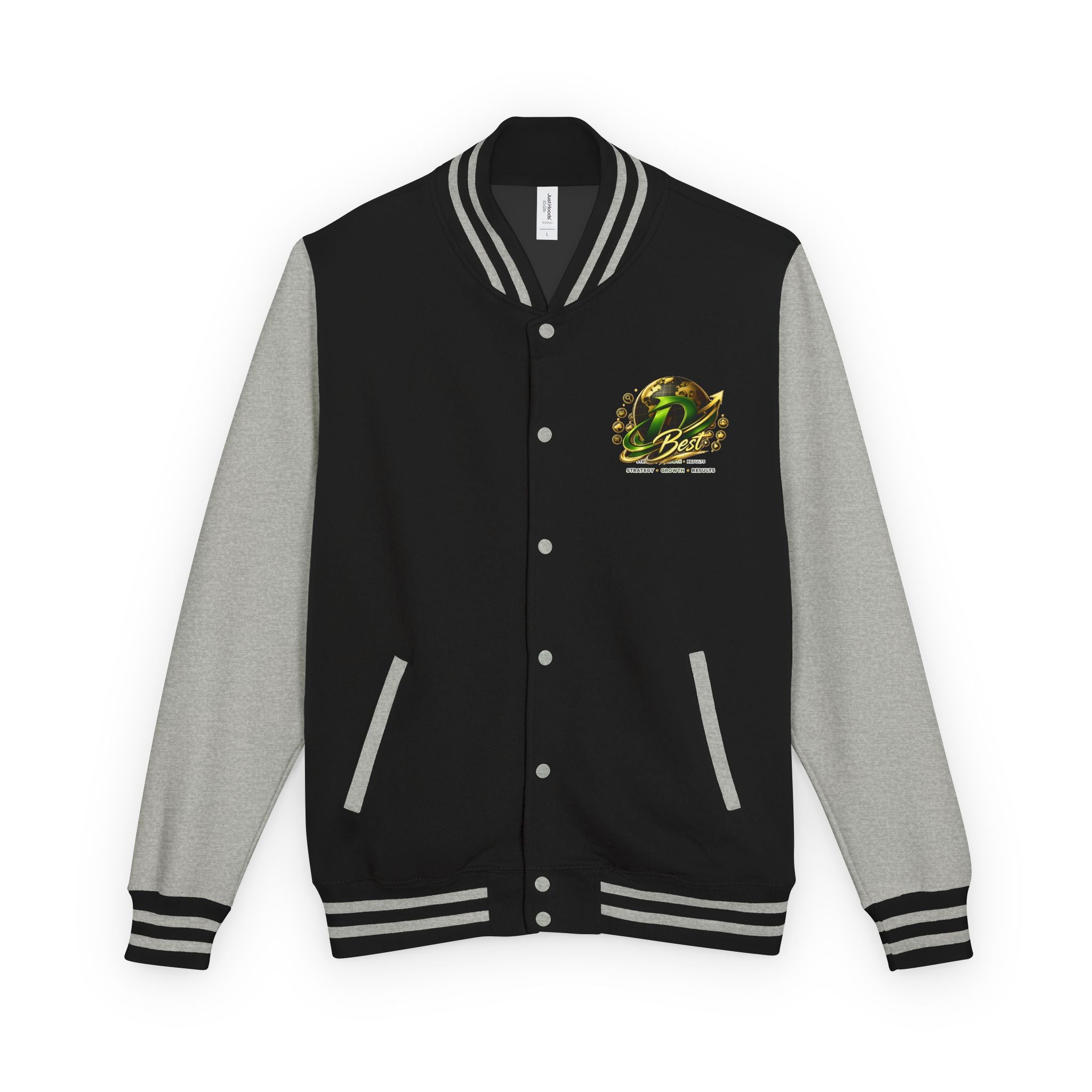 Letterman Jacket — Green Dragon Crest Varsity Jacket