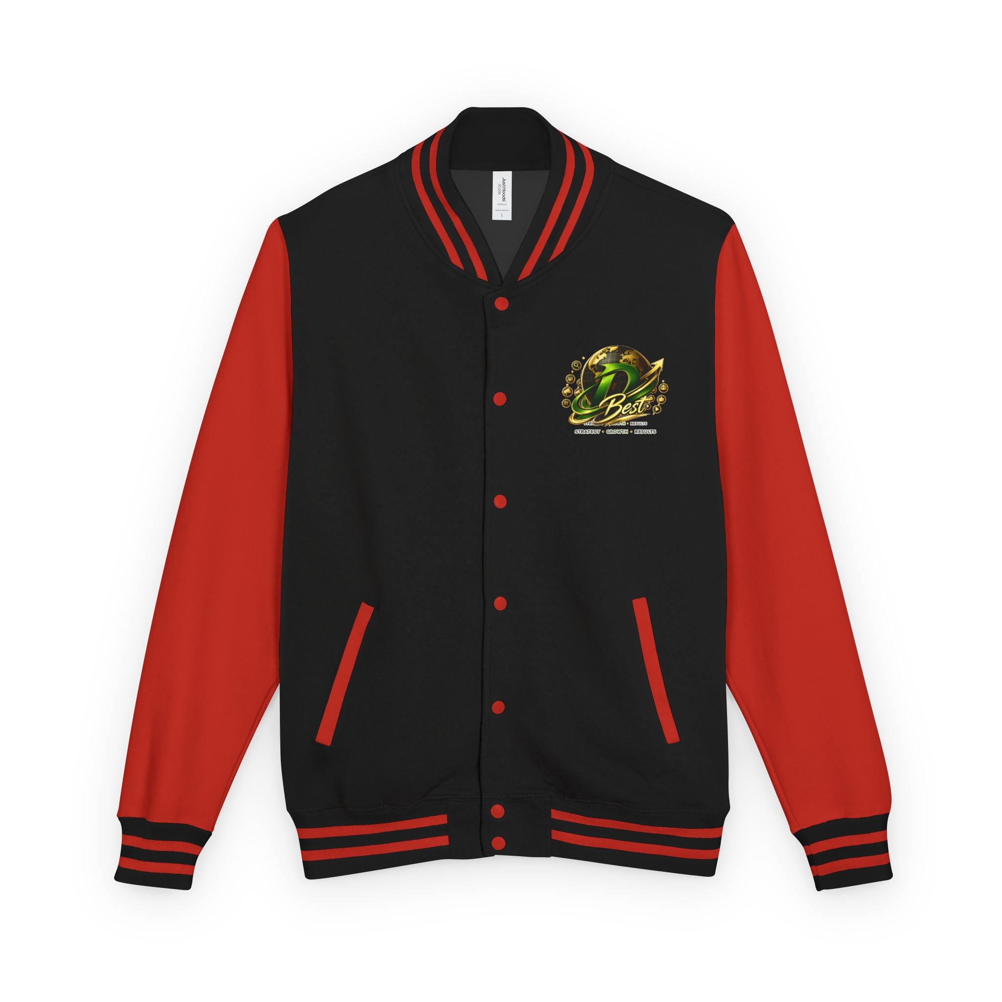 Letterman Jacket — Green Dragon Crest Varsity Jacket