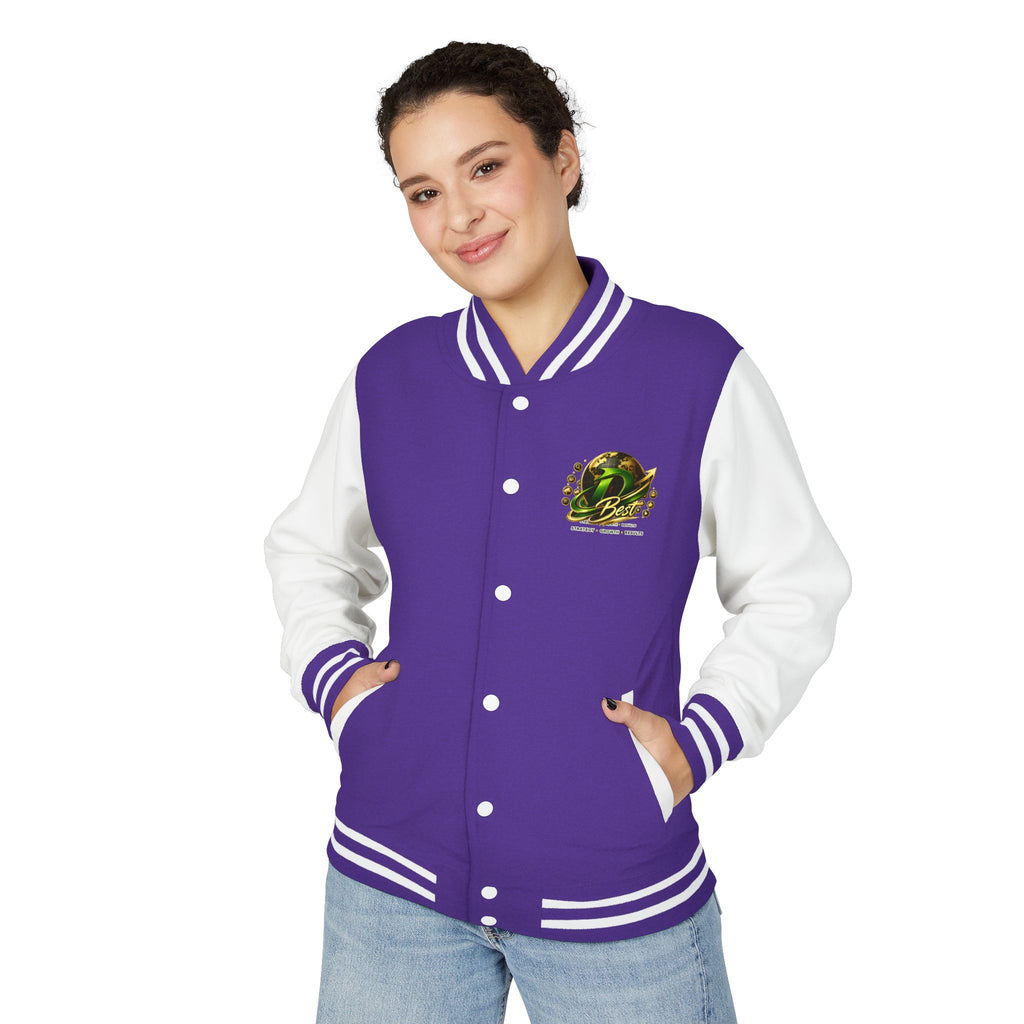 Letterman Jacket — Green Dragon Crest Varsity Jacket