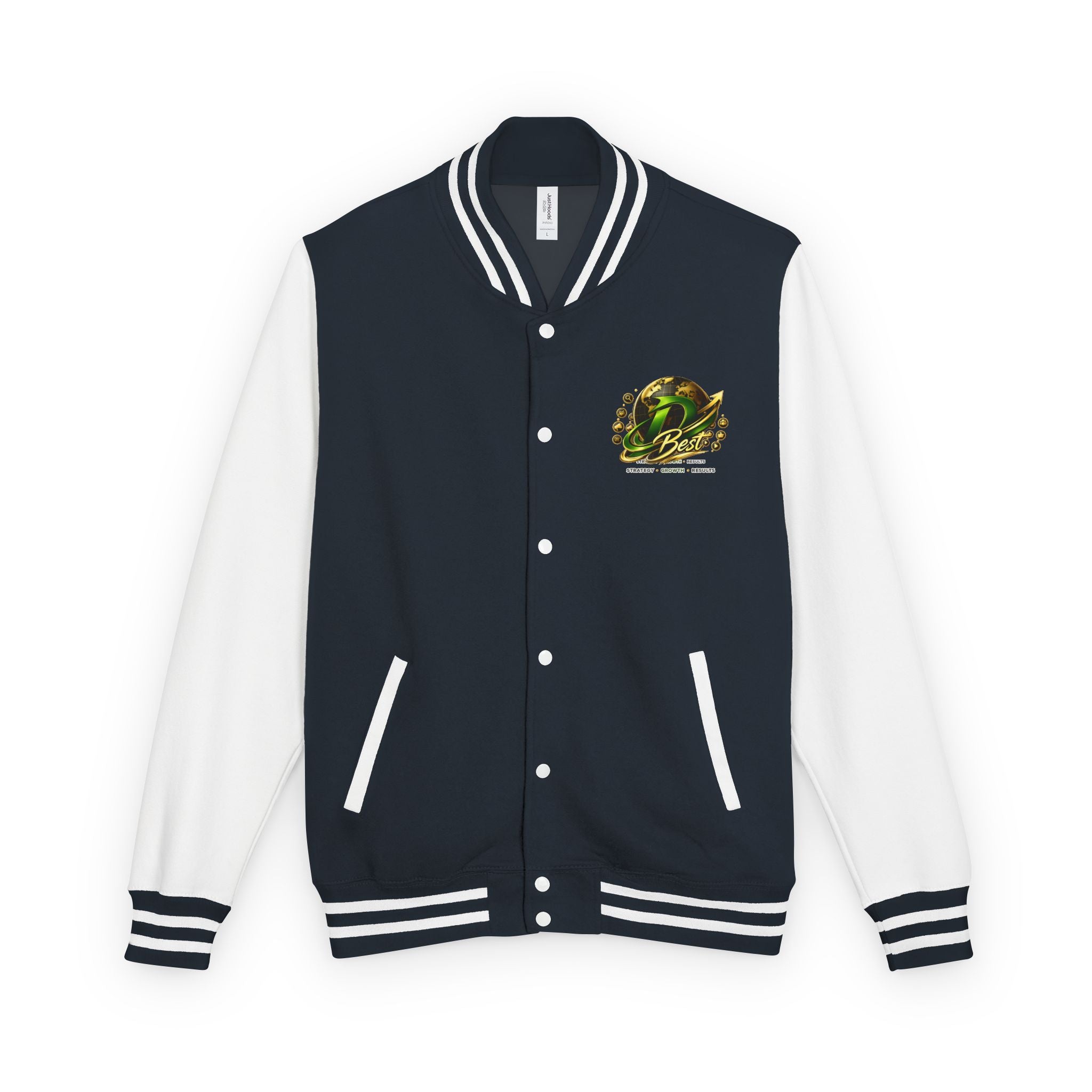 Letterman Jacket — Green Dragon Crest Varsity Jacket