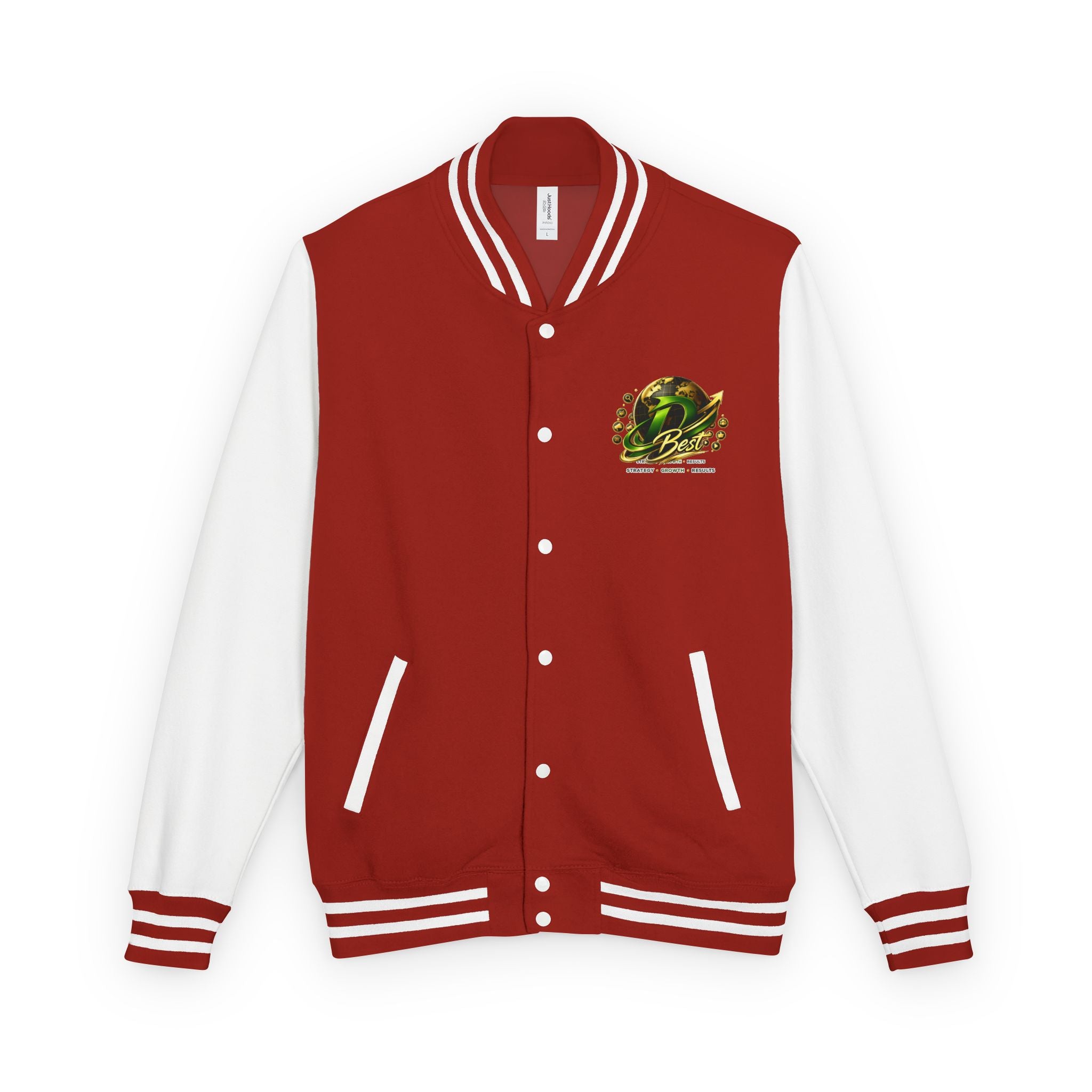 Letterman Jacket — Green Dragon Crest Varsity Jacket