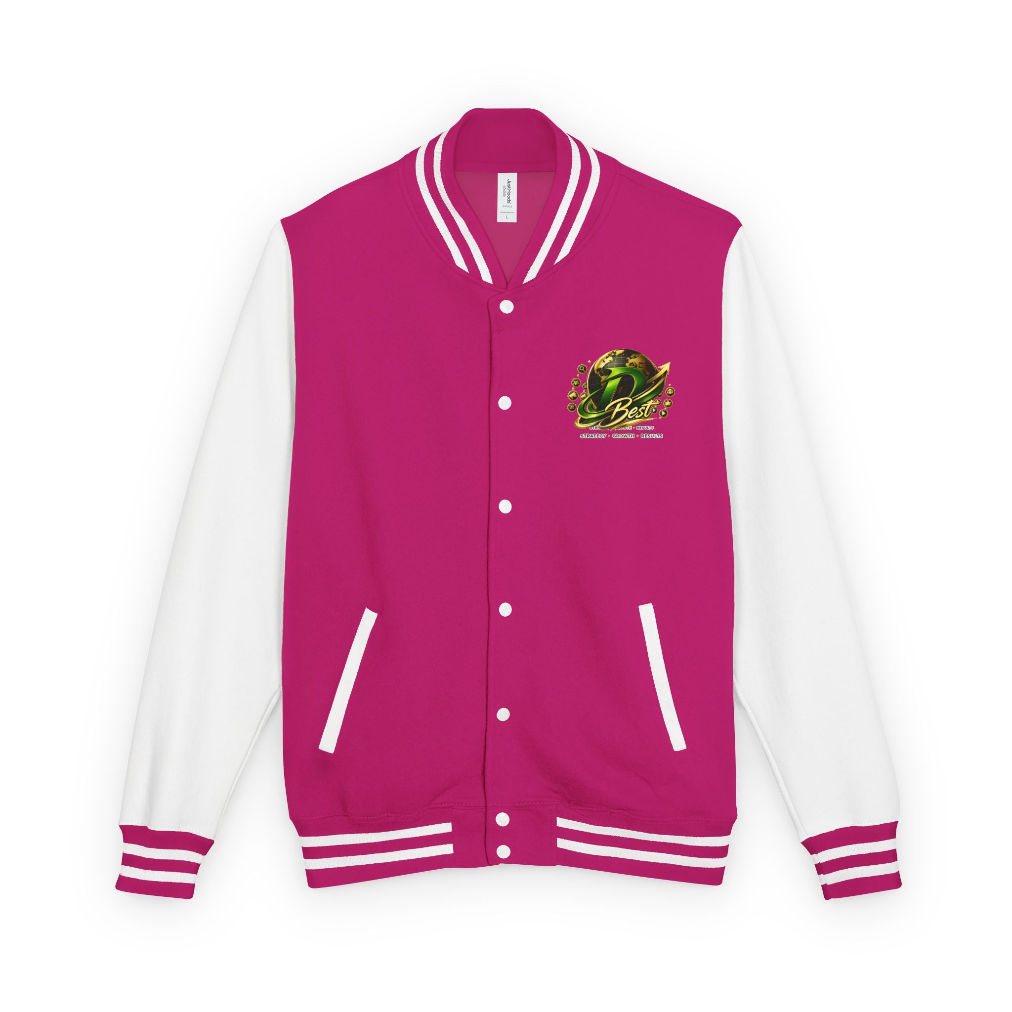 Letterman Jacket — Green Dragon Crest Varsity Jacket