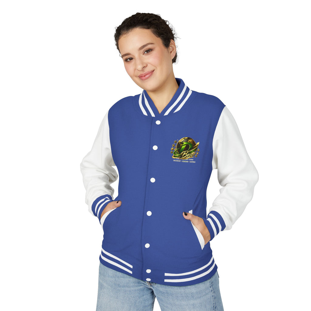 Letterman Jacket — Green Dragon Crest Varsity Jacket