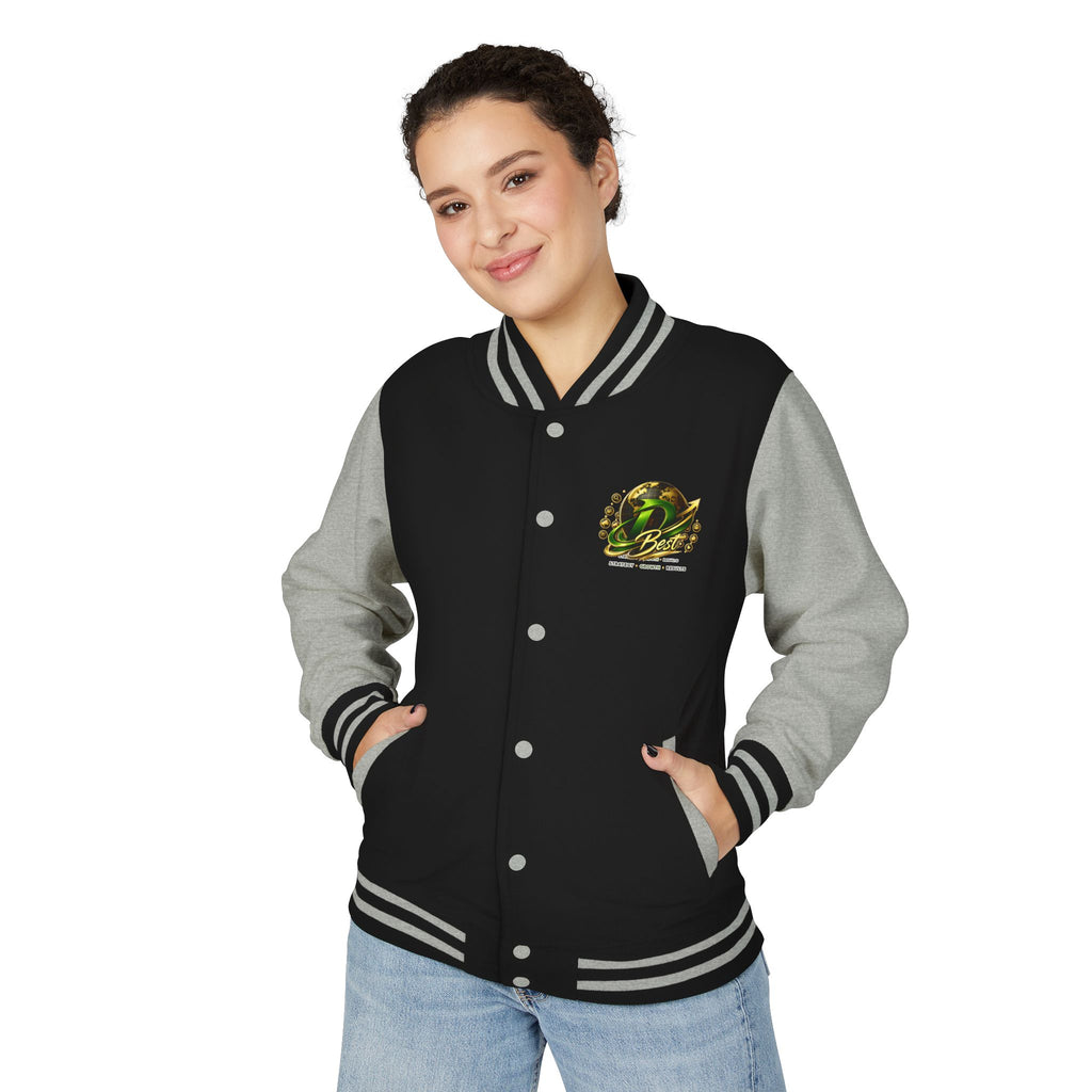 Letterman Jacket — Green Dragon Crest Varsity Jacket