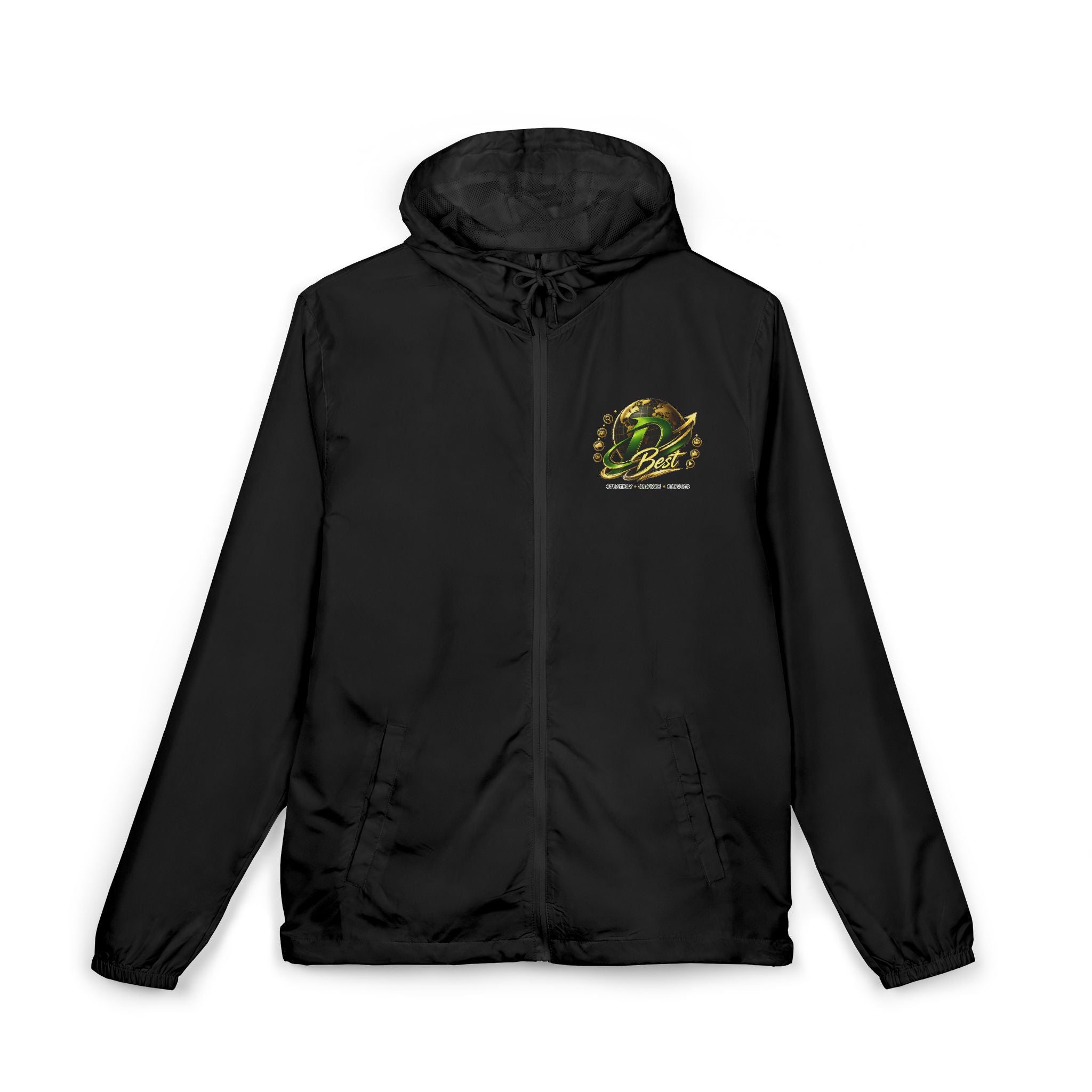 Green Turtle Illustration Jacket | Small Chest Graphic, Nature Theme