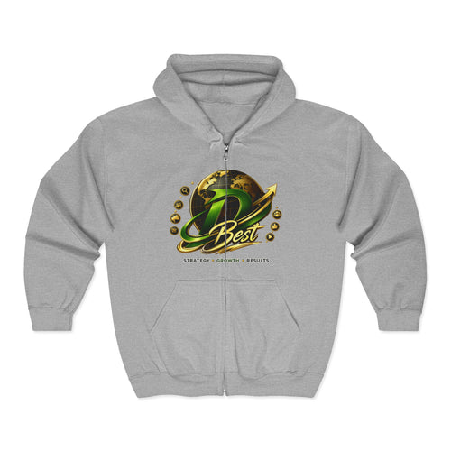 Best Logo Zip Hoodie | Number 2 Racing Arrow Graphic Zip-Up Hoodie