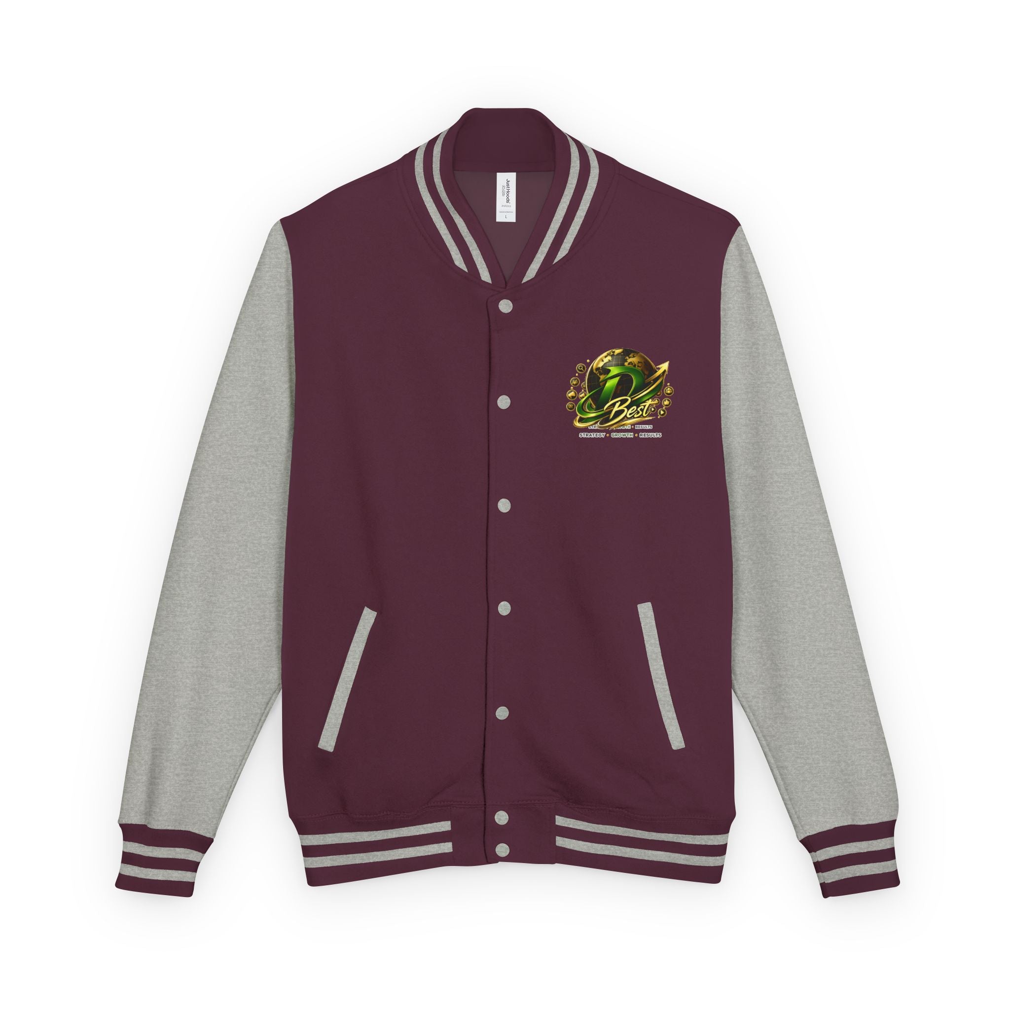 Letterman Jacket — Green Dragon Crest Varsity Jacket